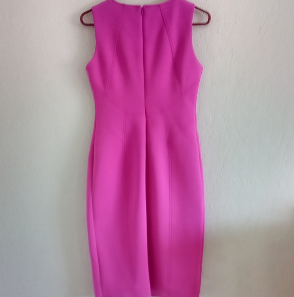 IVANKA TRUMP HOT PINK/FUCHSIA DRESS - Picture 2 of 7